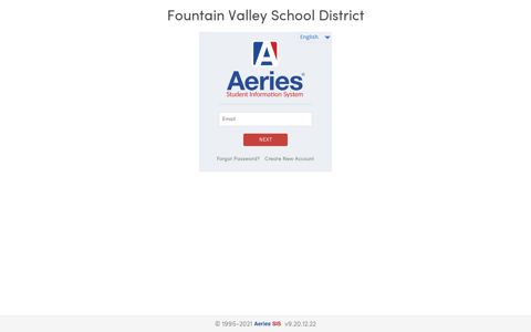 Aeries: Portals - Fountain Valley School District