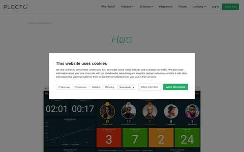 Hero Integration | Dashboards & Reports | Plecto