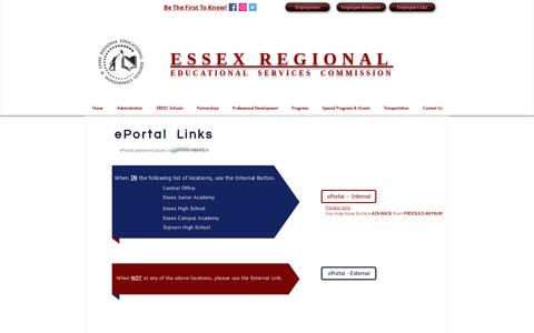 ePortal Links | eresc