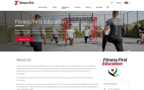 Fitness Education by The Academy | Fitness First UAE