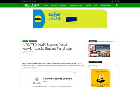 [UPDATED] KMTC Student Portal - www.kmtc.ac.ke Student ...