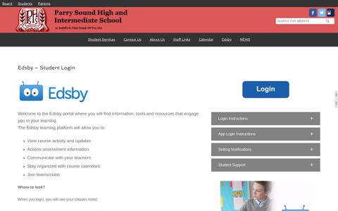 Edsby – Student Login - Near North District School Board