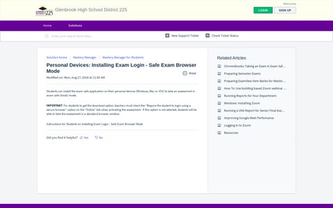 Personal Devices: Installing Exam Login - Safe Exam Browser ...