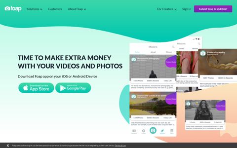 Turn your photos into money! Get the Foap app now - Foap.com