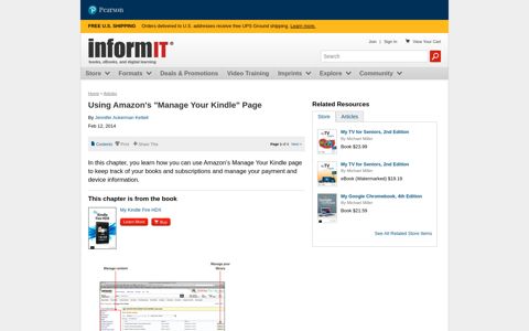 Using Amazon's "Manage Your Kindle" Page | Managing Your ...