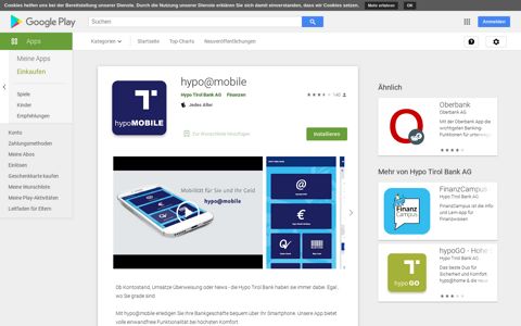 hypo@mobile – Apps bei Google Play