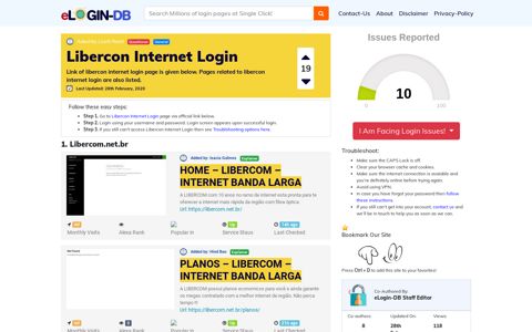 Libercon Internet Login