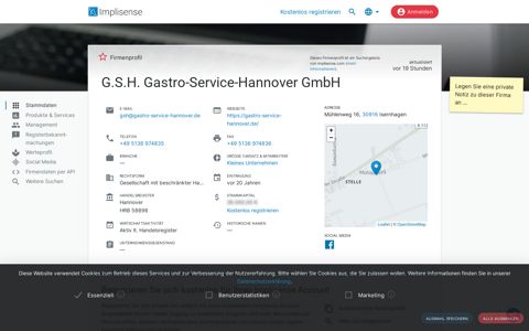G.S.H. Gastro-Service-Hannover GmbH | Implisense