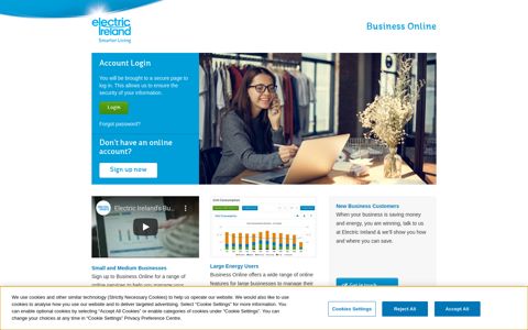Electric Ireland Business: Business Online