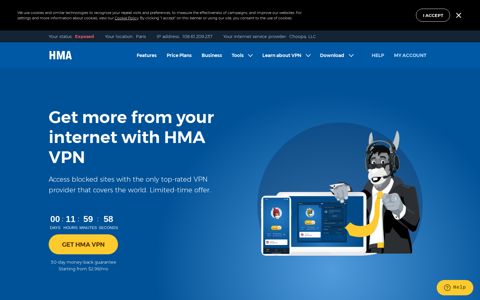 HMA VPN service | Unblock Websites with HideMyAss