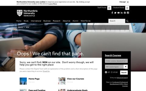 Guide to using Simply Web - Northumbria University