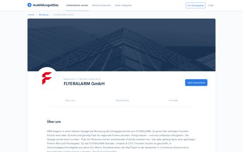Ausbildung – FLYERALARM GmbH - AusbildungsAtlas