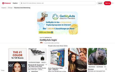 GetMyAds login | Marketing, Free sites, Youtube - Pinterest