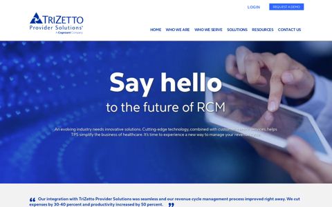 TriZetto Provider Solutions: Revenue Cycle Management