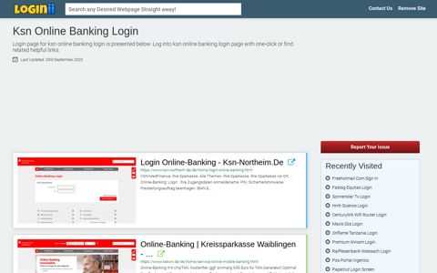 Ksn Online Banking Login - Loginii.com