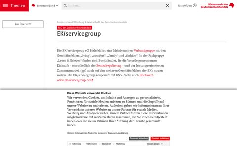 EK/servicegroup - Börsenverein