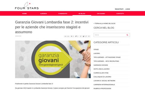 Garanzia Giovani Lombardia fase 2: tutti gli incentivi ...