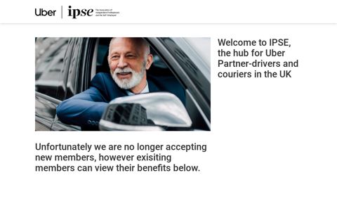 IPSE | Homepage for Uber Drivers in the UK