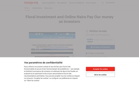 Petition · INTERPOL: Floral Investment and Online Naira Pay ...