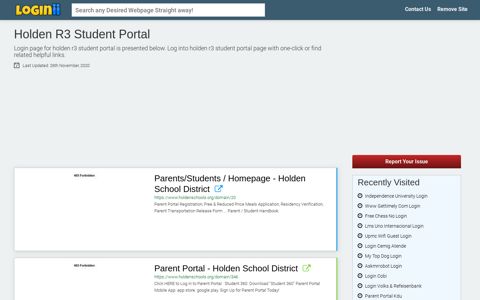 Holden R3 Student Portal - Loginii.com