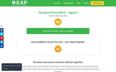 Garden State MLS - Agent | Easy Agent Pro