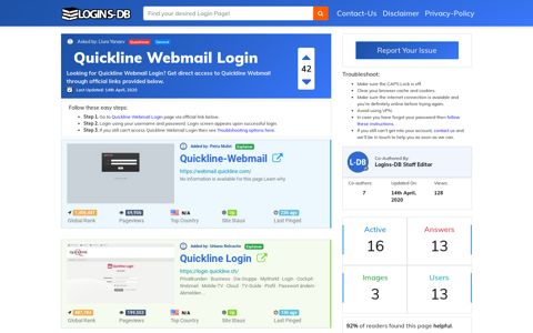 Quickline Webmail Login - Logins-DB