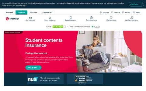 Student Contents Insurance | Student House ... - Endsleigh