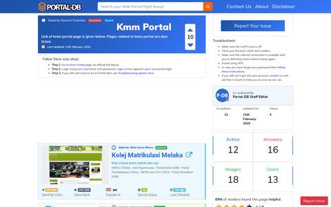 Kmm Portal - Portal-DB.live