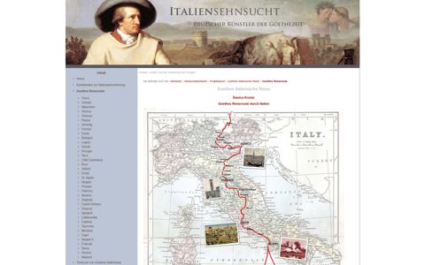 Goethes Reiseroute - Das Goethezeitportal