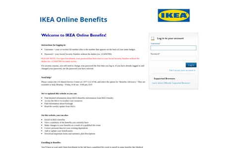 IKEA Online Benefits!