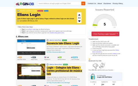 Elians Login - A database full of login pages from all over the ...