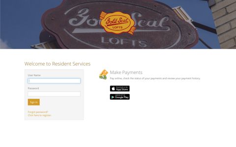Login to Gold Seal Lofts Resident Services | Gold ... - RENTCafe