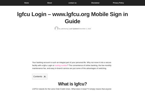 lgfcu Login - www.lgfcu.org Mobile Sign in Guide - TheCakePlay