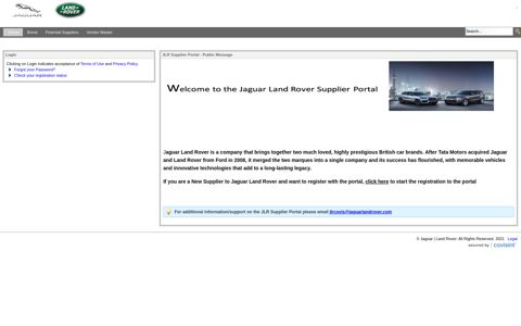JLR Supplier Portal