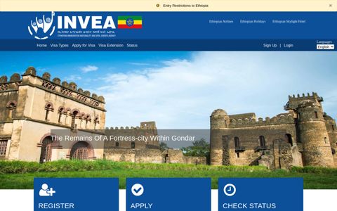 Apply for Ethiopian eVISA Online | Ethiopian E Visa Official ...