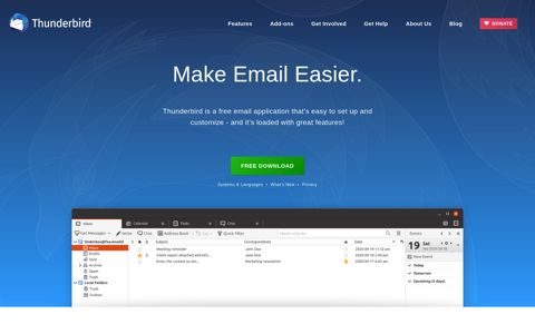 Thunderbird — Make Email Easier. — Thunderbird