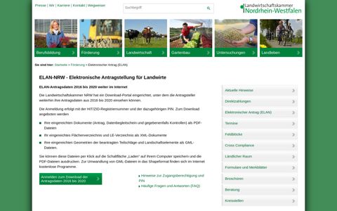 ELAN-NRW - Elektronische Antragstellung für Landwirte ...