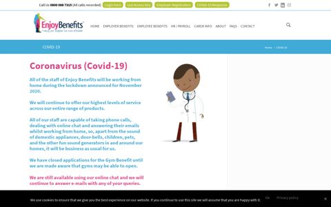 COVID-19 - Enjoy Benefits