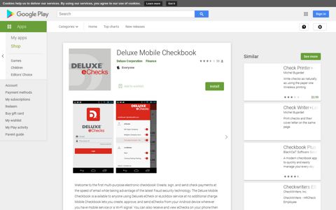 Deluxe Mobile Checkbook – Apps on Google Play