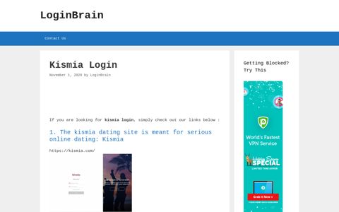 Kismia - The Kismia Dating Site Is Meant For Serious Online ...