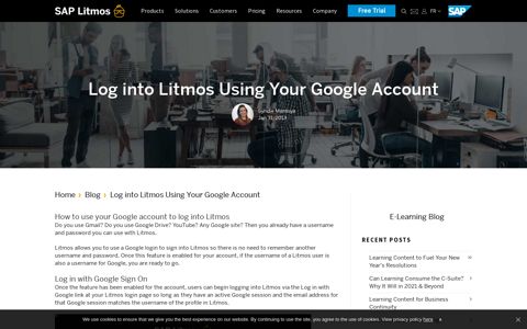 Litmos Login with Google Account | SAP Litmos Blog