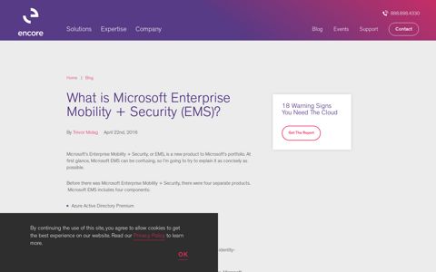 What is Microsoft Enterprise Mobility + Security (EMS ...
