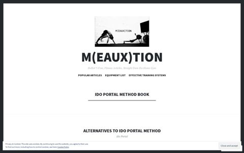Ido Portal Method Book – M(eaux)tion