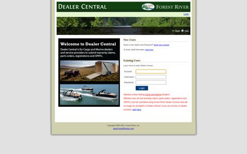 Dealer Central - Forest River
