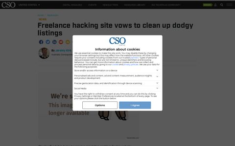 Freelance hacking site vows to clean up dodgy listings | CSO ...