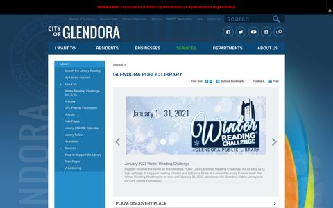 Glendora Public Library | City of Glendora