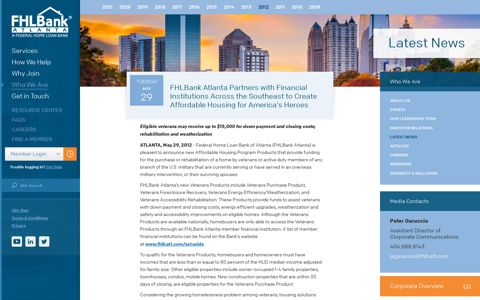 FHLBank Atlanta Partners with Financial Institutions Across ...