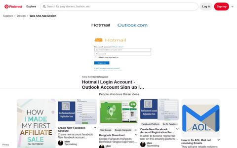 Microsoft Outlook Sign in | Hotmail App Download ... - Pinterest