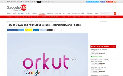 How to Download Your Orkut Scraps, Testimonials, and Photos
