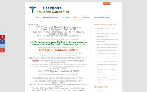 KY Connect Health Insurance | KYNECT Open Enrollment 2020